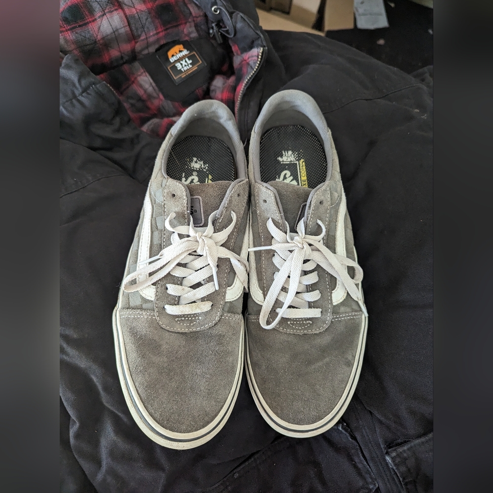 Vans Old Skool pewter and white